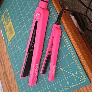 2 LORION FLAT IRONS, NWOT, WORKS, NEVER USED, EXCELLENT CONDITION